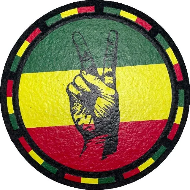 East Coasters Rasta Peace Dab Mat — East Coasters